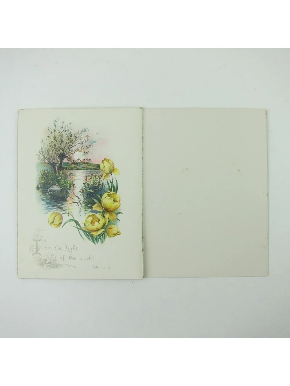 Victorian Child's Picture Prayer Book Lead Kindly Light Raphael Tuck Antique